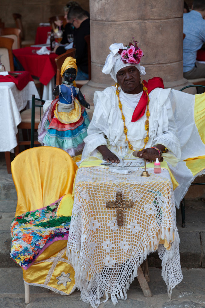 Afro-Cuban Culture Guide. Afro-Cuban woman Santería in Cuba