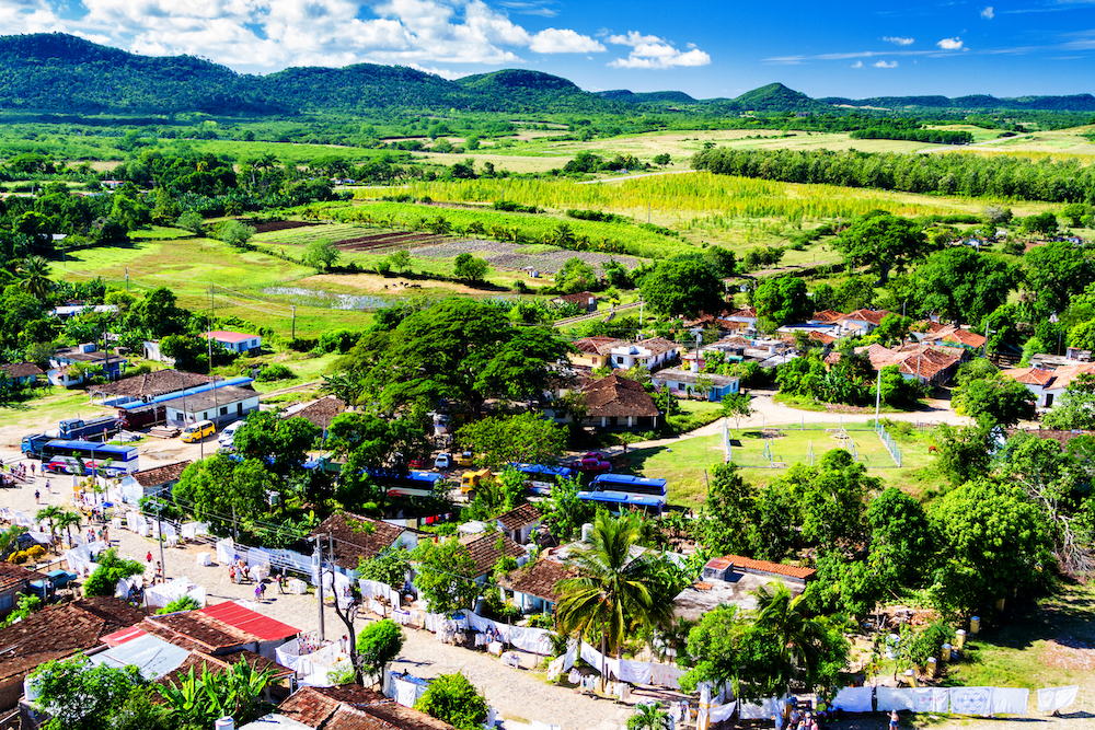 Valley de los Ingenios - Sugar Mill Valley, UNESCO World Heritage Site in Trinidad de Cuba