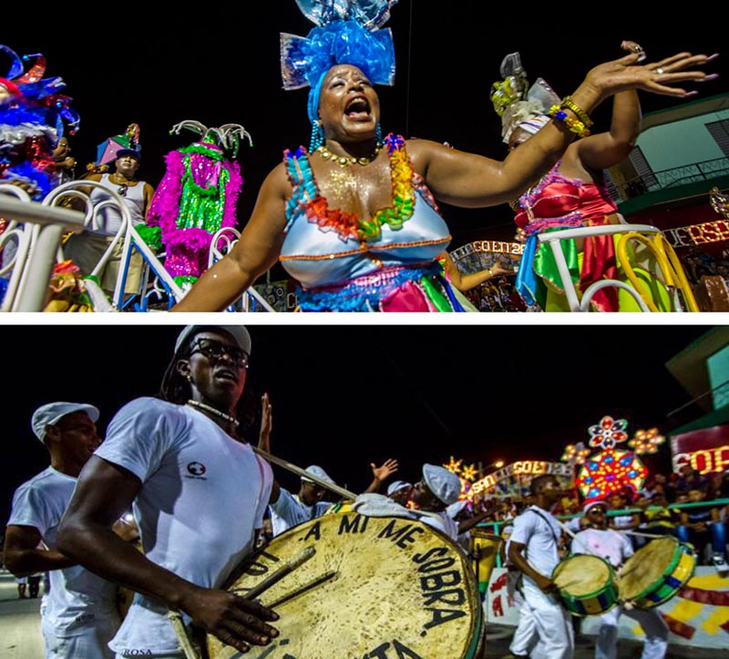 Afro-Cubans at Carnival in Santiago de Cuba, Cuba 