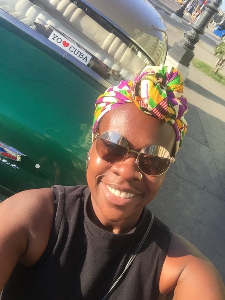 101 Fun Things To Do in Cuba. Lady Chin posing for a selfie in Old Havana, Cuba. 