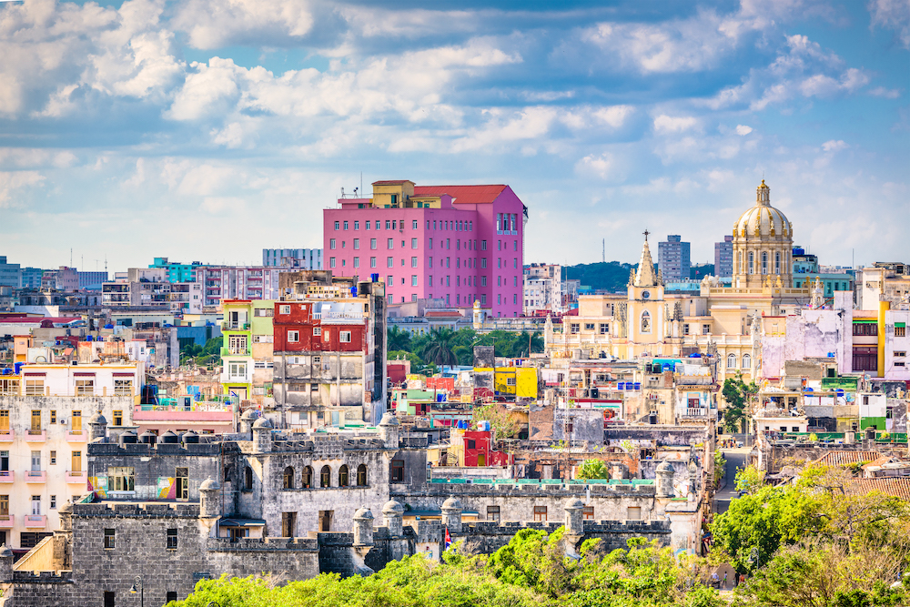 Downtown skyline in Havana, Cuba
