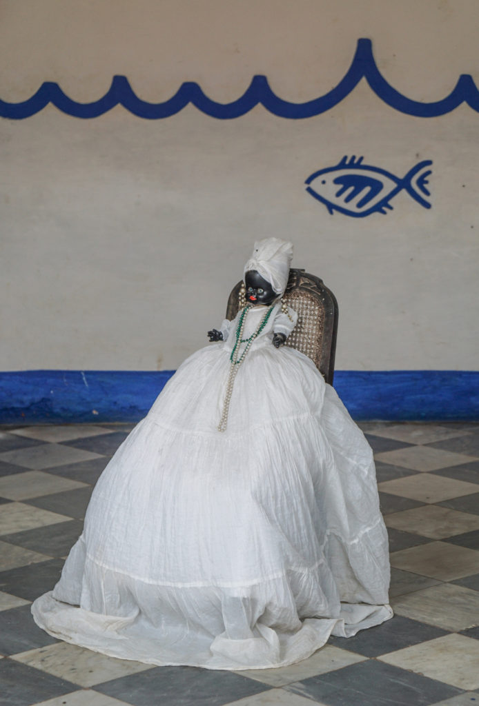 Afro-Cuban Culture Guide. Yemaya temple in Trinidad de Cuba is a symbol of Santeria Afro-Cuban religion.