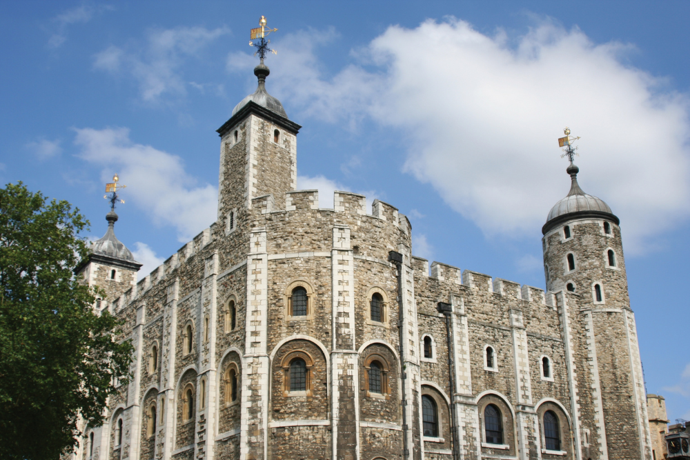 Image of the Tower of London in Central London, England, UK.