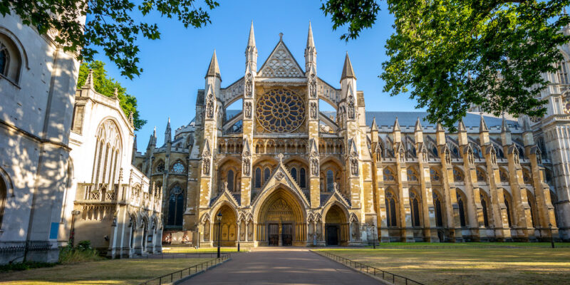 Image of Westminster Abbey in London, England, UK.