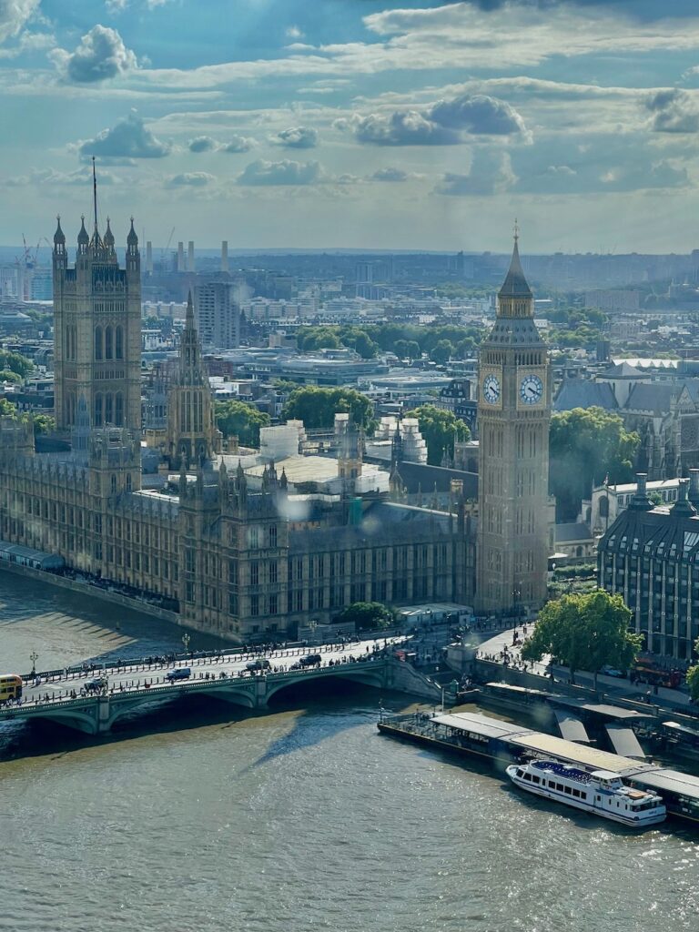 Image of Big Ben and The Houses of Parliament in Central London