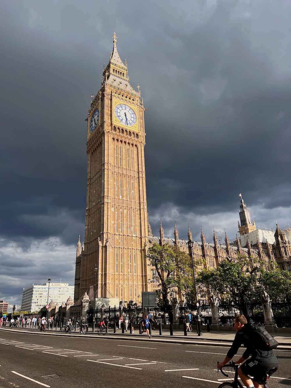 Image of Big Ben and the Houses of Parliament in Central London. 