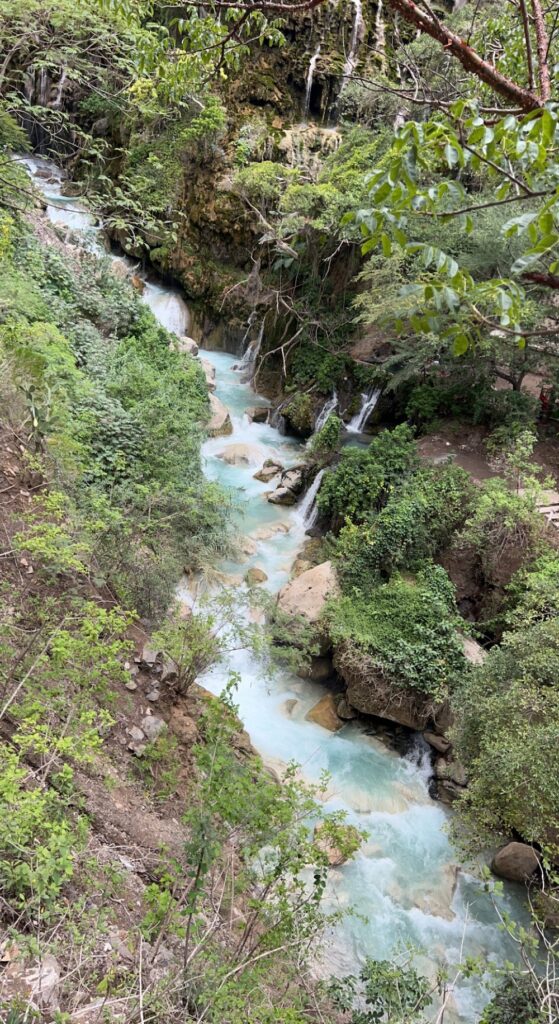 Image of river at Grutas Tolantongo.