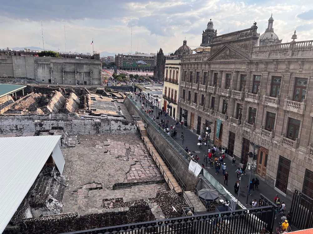 Image of ruins in Mexico City. How to pack for a week in Mexico City in a carry-on: A guide for women. 