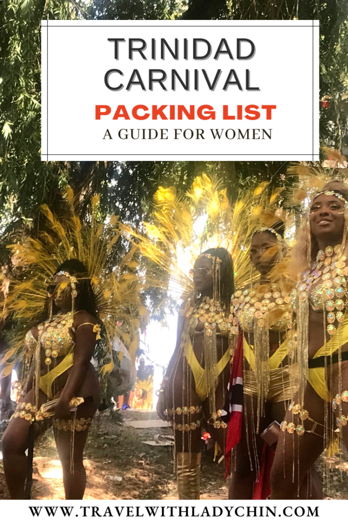 Trinidad Carnival Packing Guide Pinterest pin