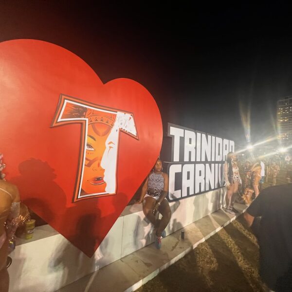 Trinidad Carnival sign at Trinidad Carnival in Port of Spain