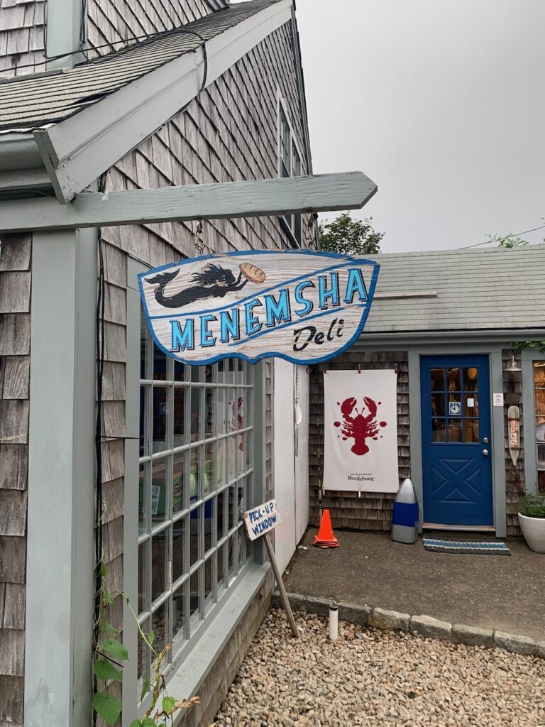 Menemsha Deli sign 