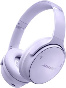 Lavender Bose wireless noise-cancelling headphones